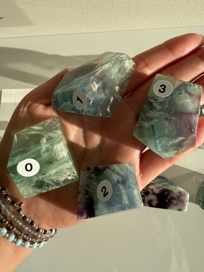Feather Fluorite Freefrom