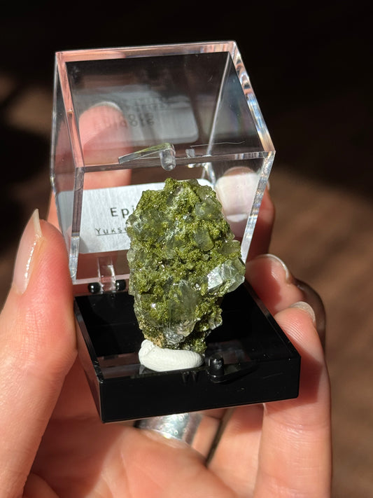 Turkey Fairy Forest Epidote Specimen box #6