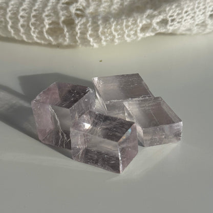 Rare Optical Lavender Calcite  (UV Reactive) #1