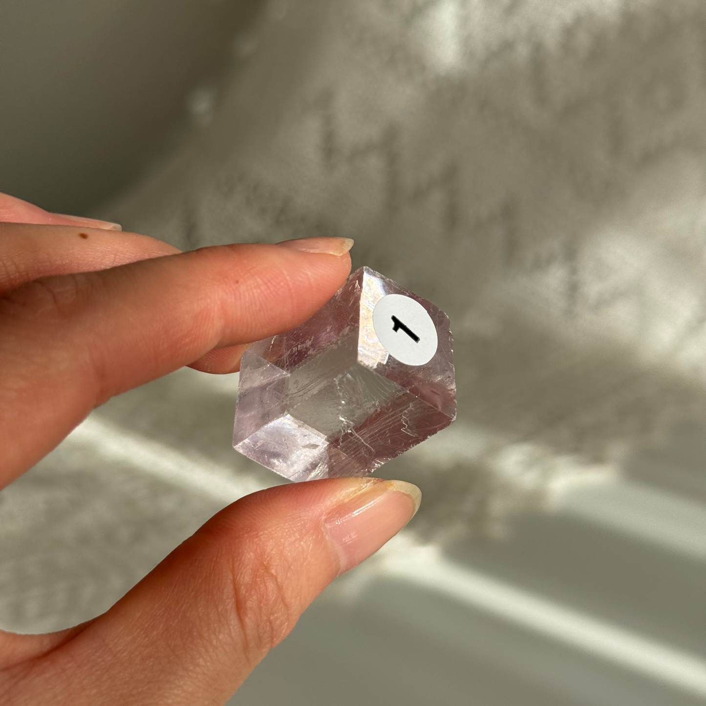 Rare Optical Lavender Calcite  (UV Reactive) #1