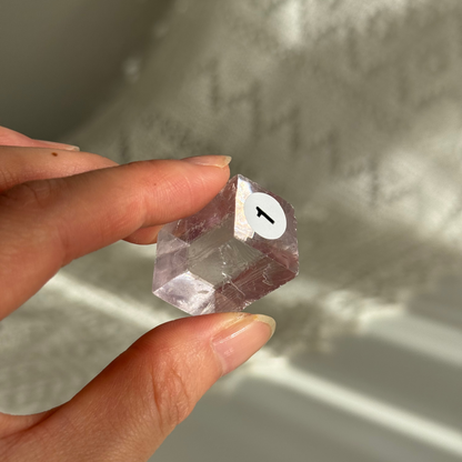 Rare Optical Lavender Calcite  (UV Reactive) #1