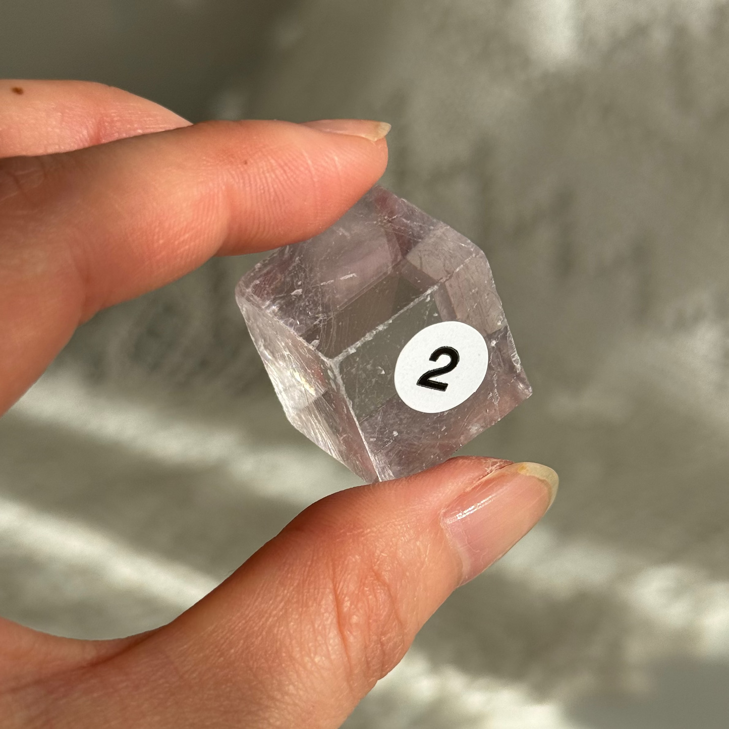 Rare Optical Lavender Calcite  (UV Reactive) #2