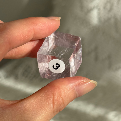 Rare Optical Lavender Calcite  (UV Reactive) #3