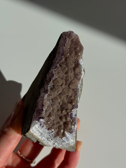 Sugar Rainbow Amethyst Cluster