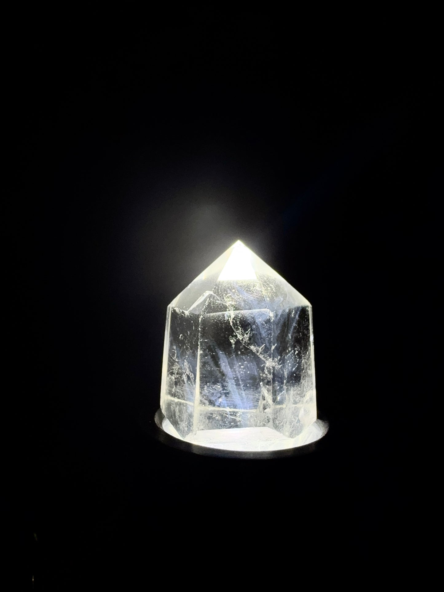 Blue Angel Feather Phantom Clear Quartz Point #2