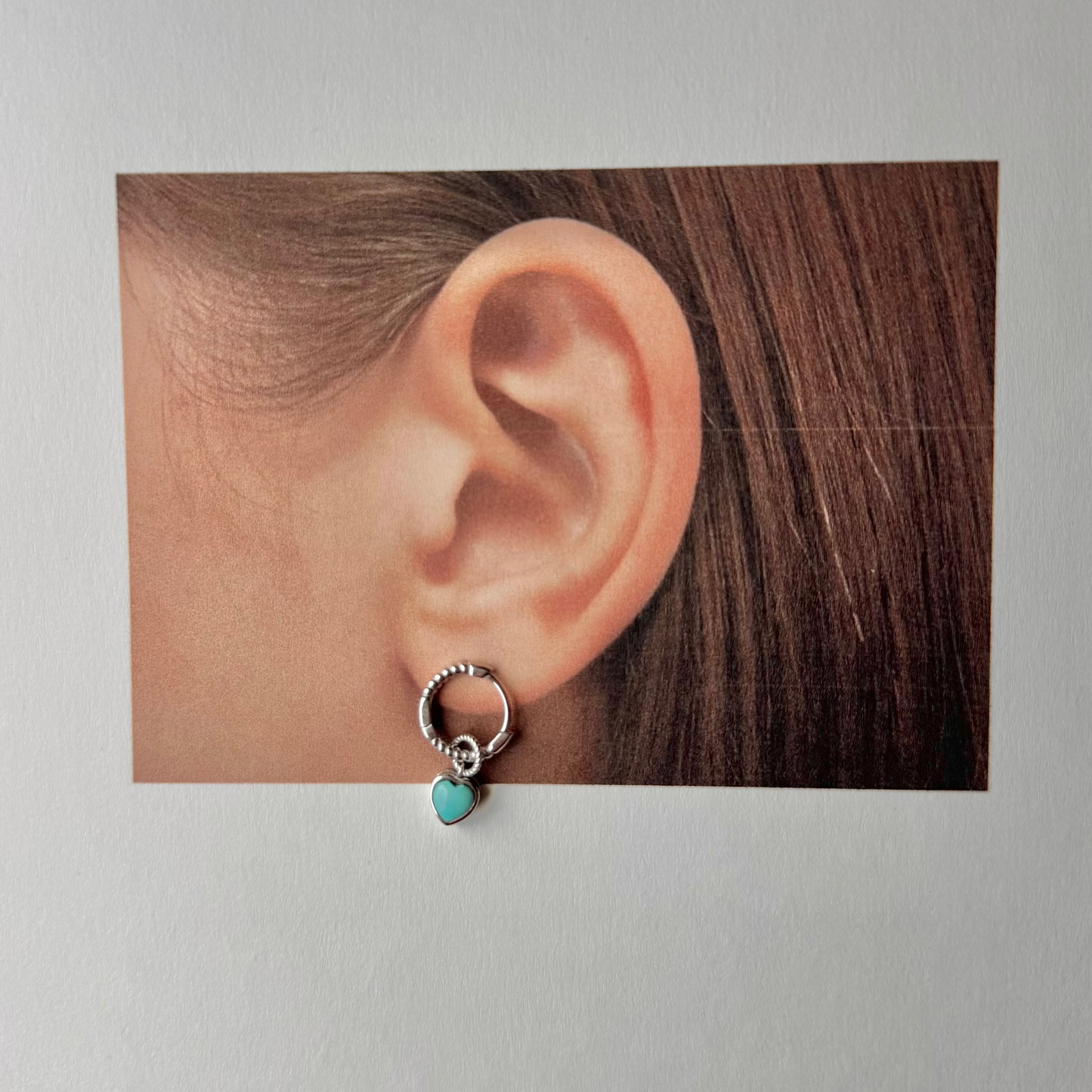 Turquoise Sterling Sliver Drop Earring