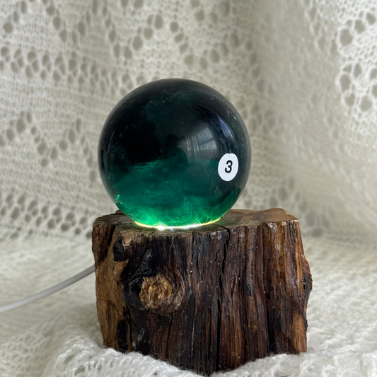 Blue Green Fluorite Sphere 5.8cm #3