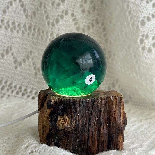 Blue Green Fluorite Sphere 6cm #4