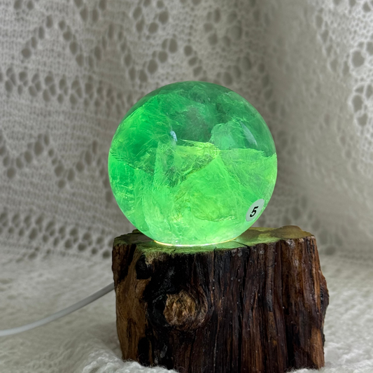 Green Fluorite Sphere 6.5cm #5
