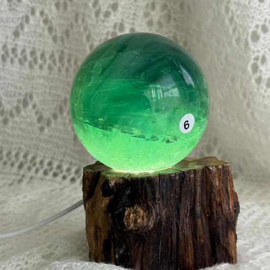 Blue Green Fluorite Sphere 7.5cm#6