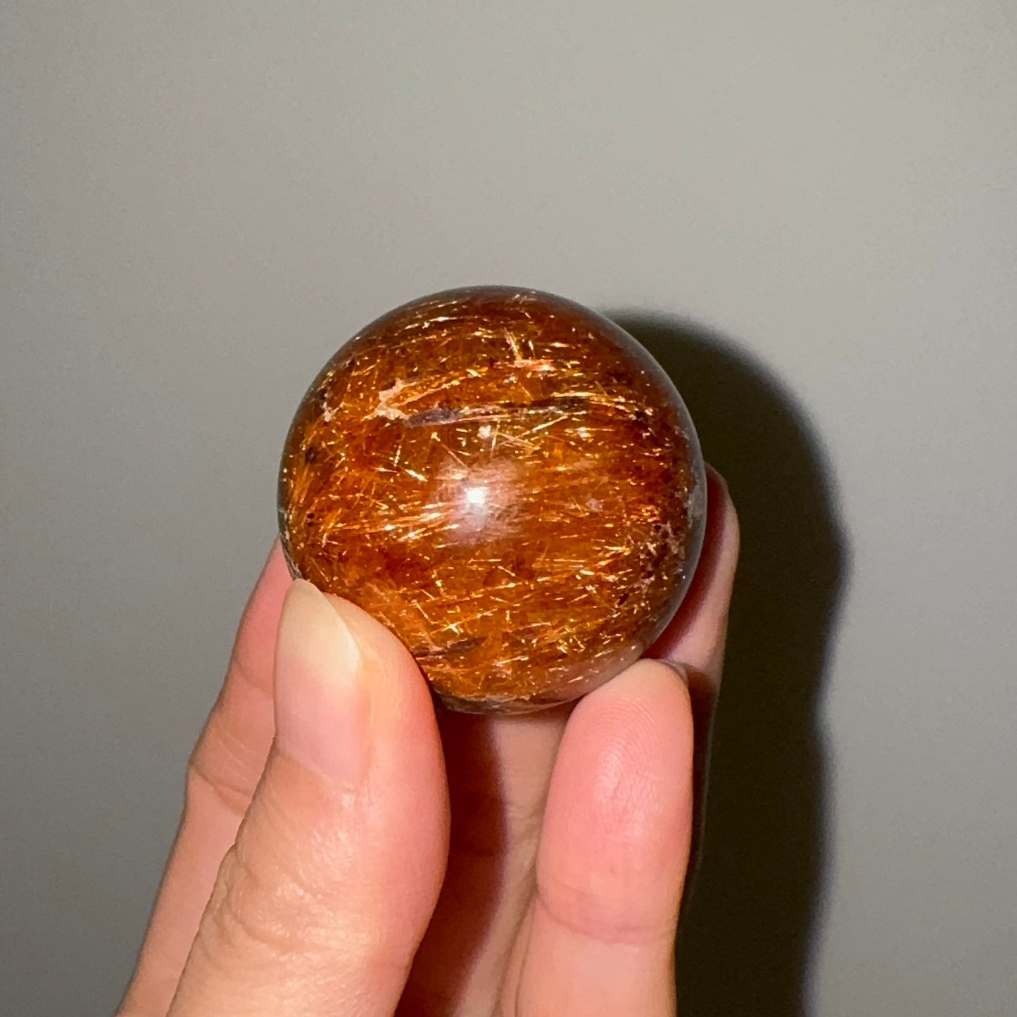 Brazil Rutile Quartz Sphere 37mm