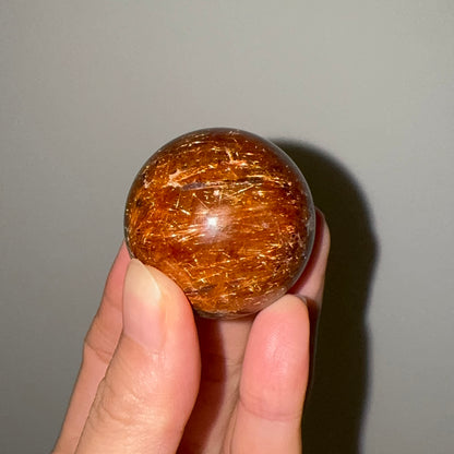 Brazil Rutile Quartz Sphere 37mm