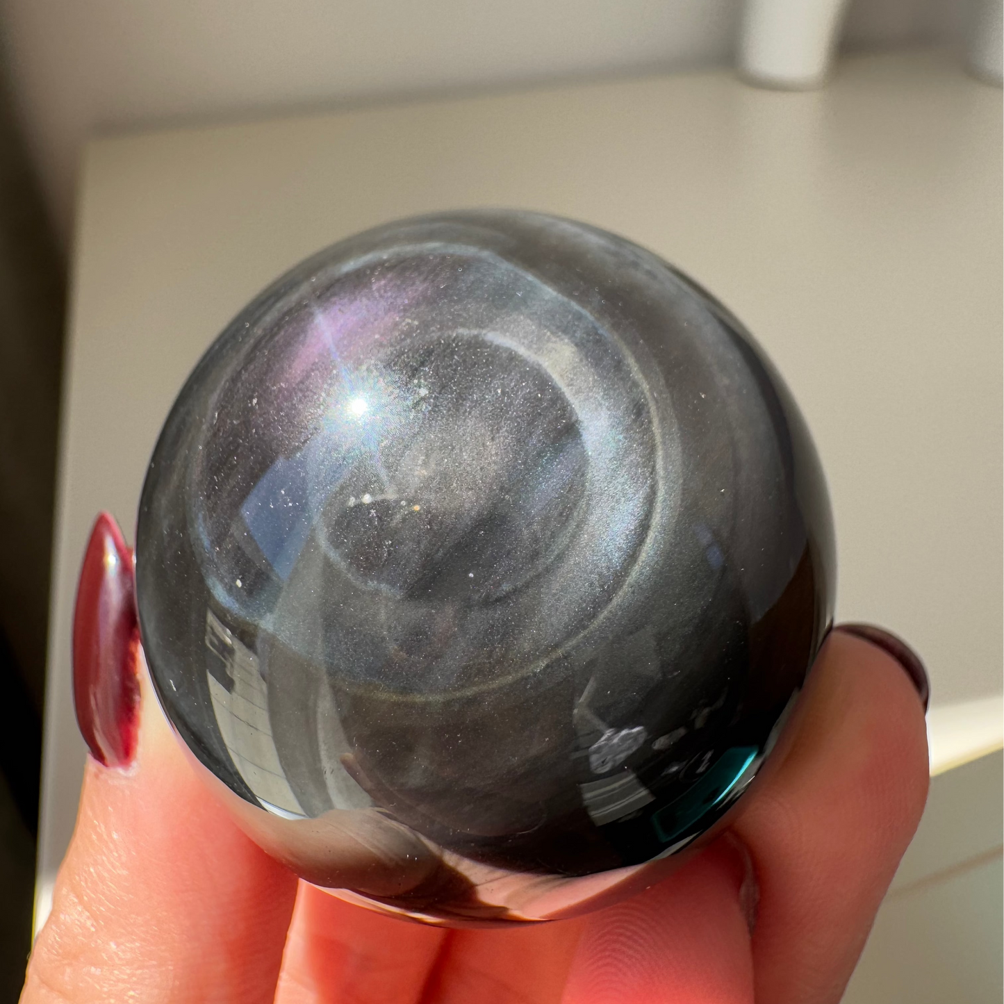 Rainbow Obsidian Sphere 43mm