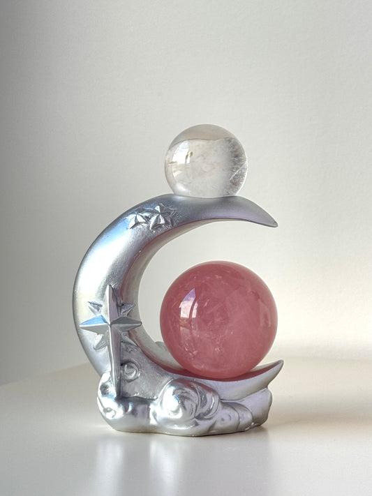 Moon Double Sphere Holder