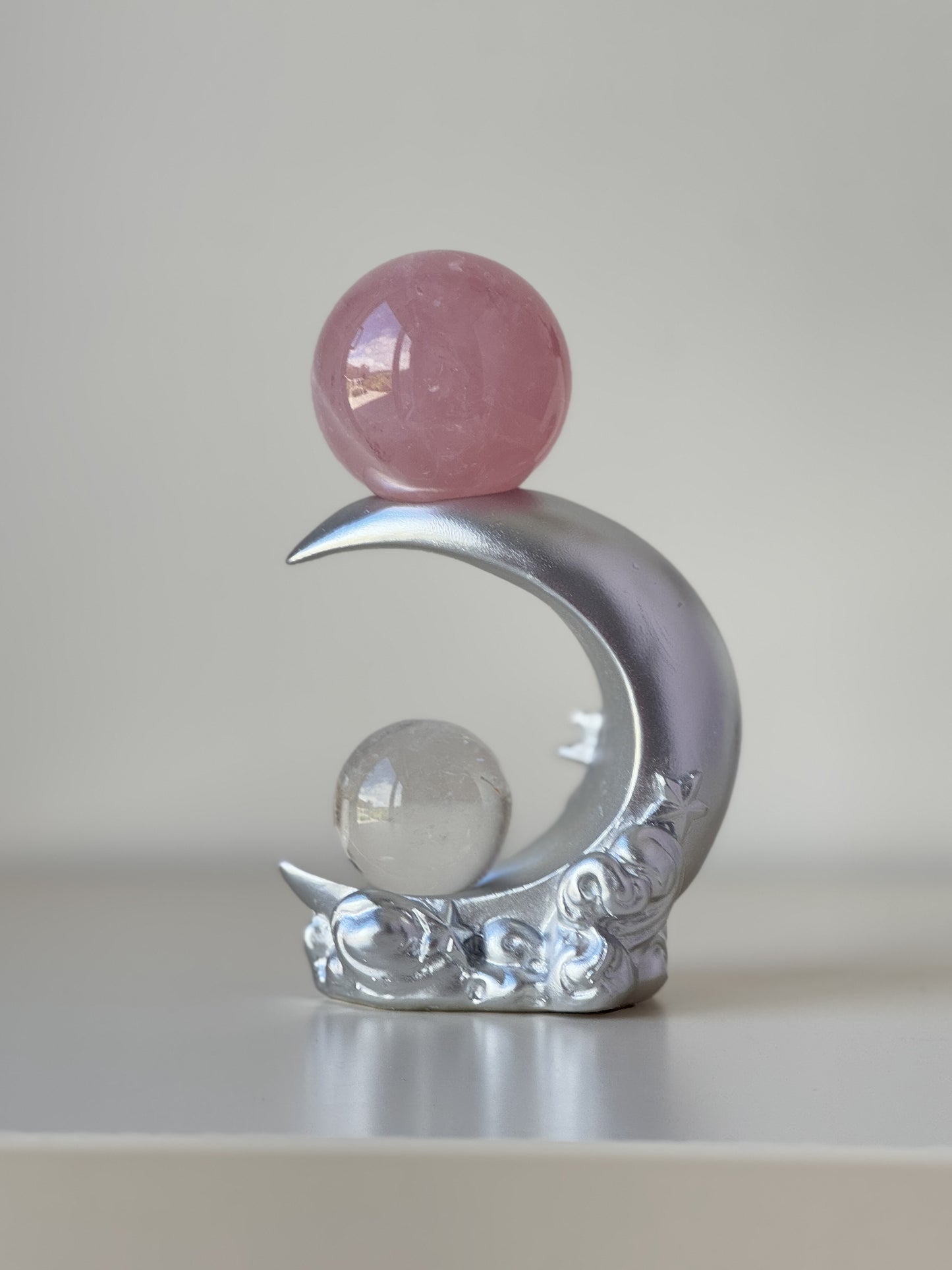 Moon Double Sphere Holder