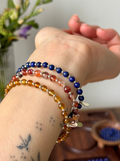 Lapis Lazuli Bracelet 4mm