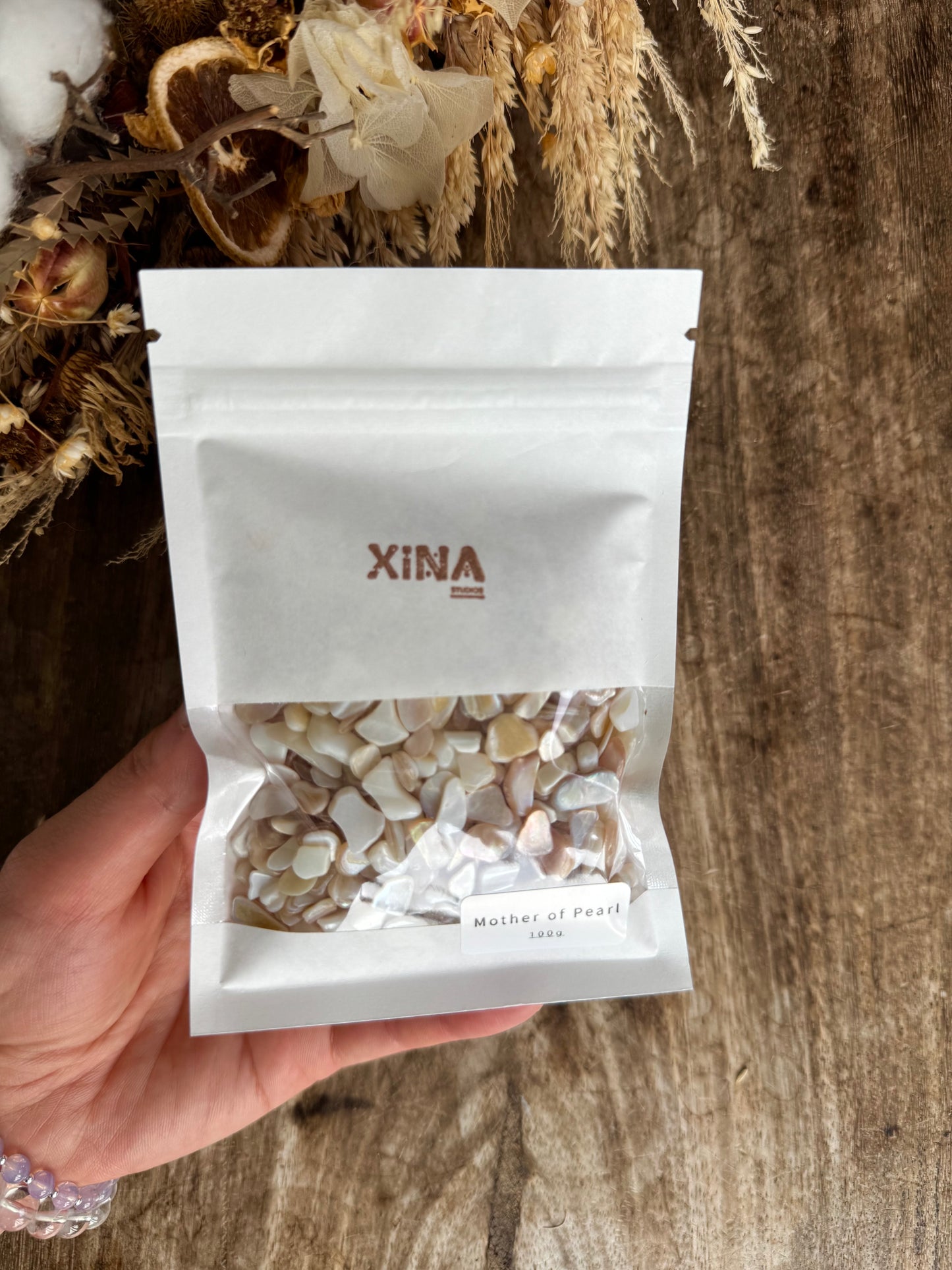 Mother of Pearl Chip 100gms Bag