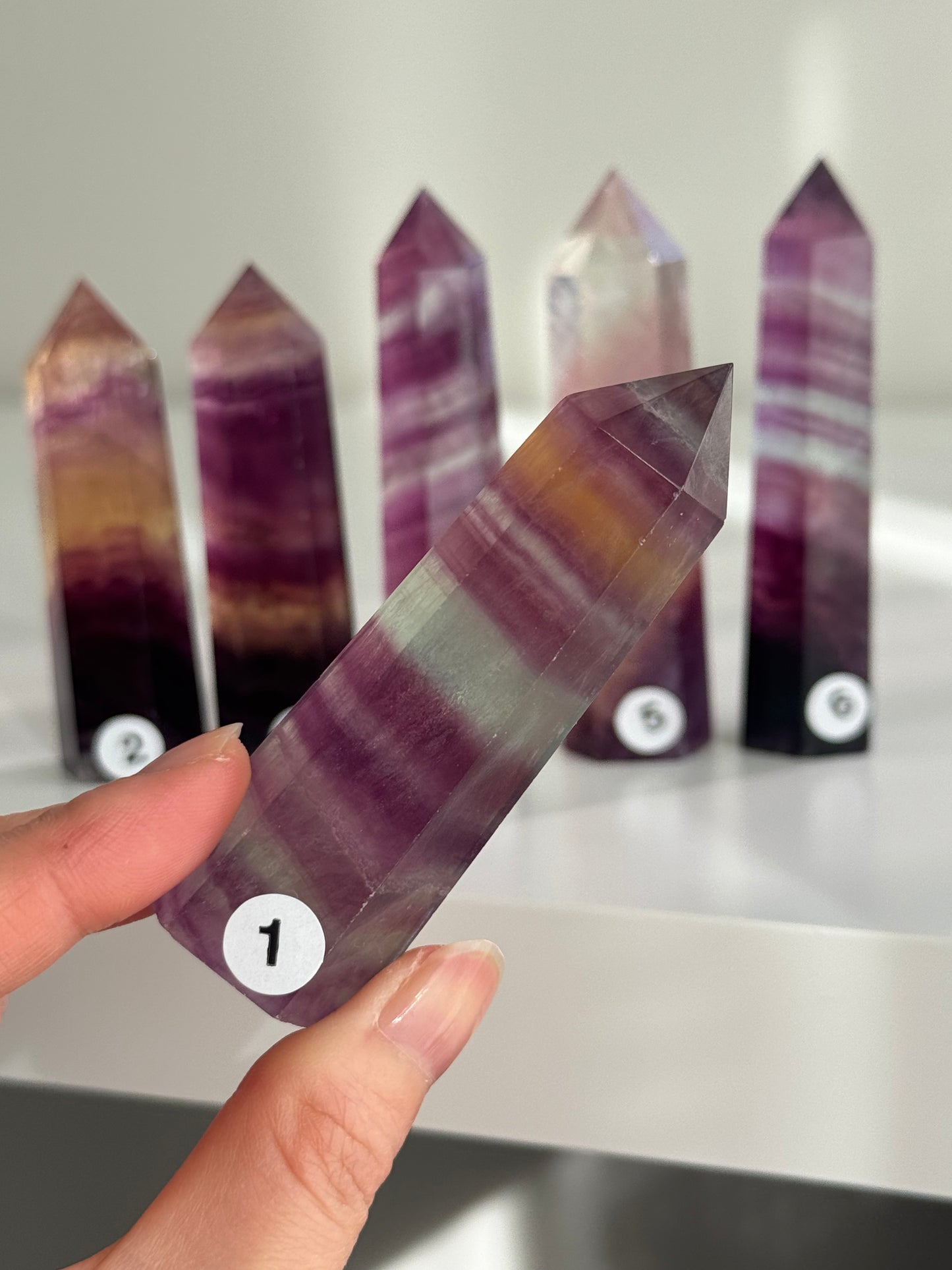 Candy Fluorite Points