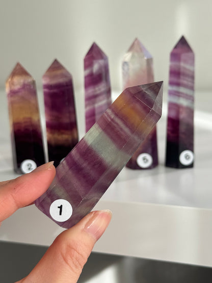 Candy Fluorite Points