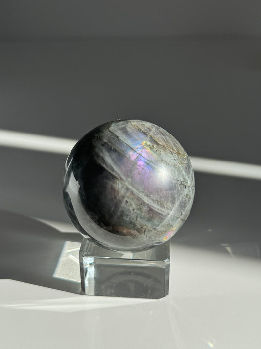 Pink Labradorite Sphere 57 mm