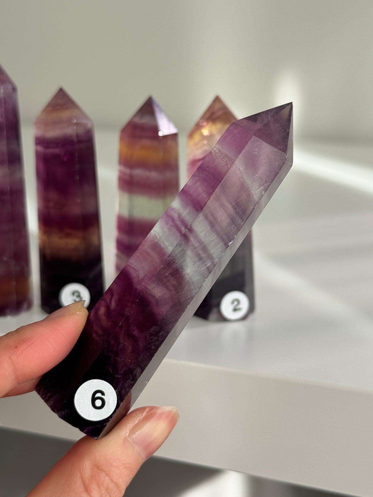 Candy Fluorite Points