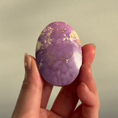 Phosphosiderite Palm Stone #1