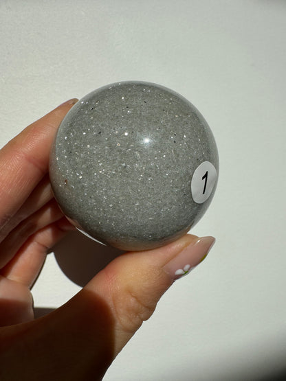 Sage Mica Sphere (Video)