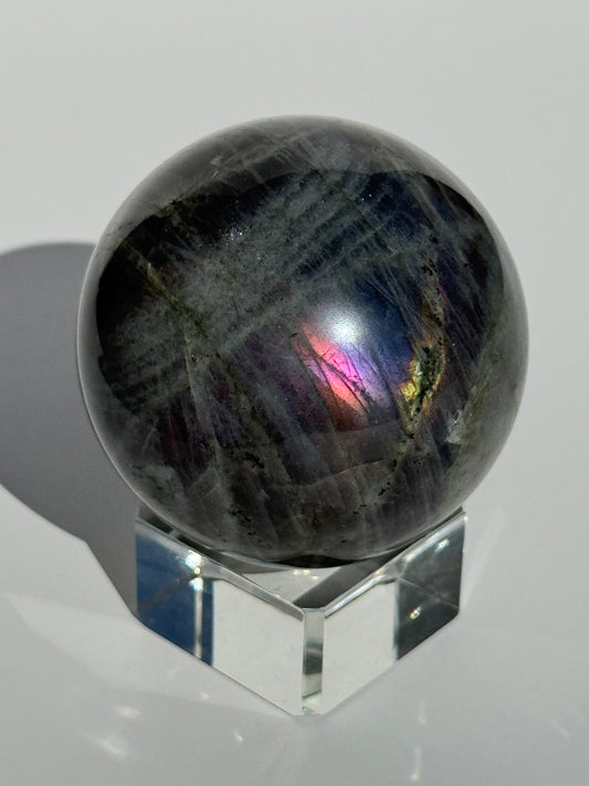 Pink Labradorite Sphere 68mm
