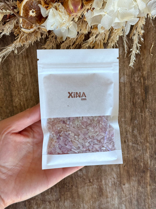 Kunzite Chip 100gms Bag (S)