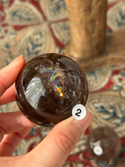 Rainbow Smoky Quartz Sphere #2