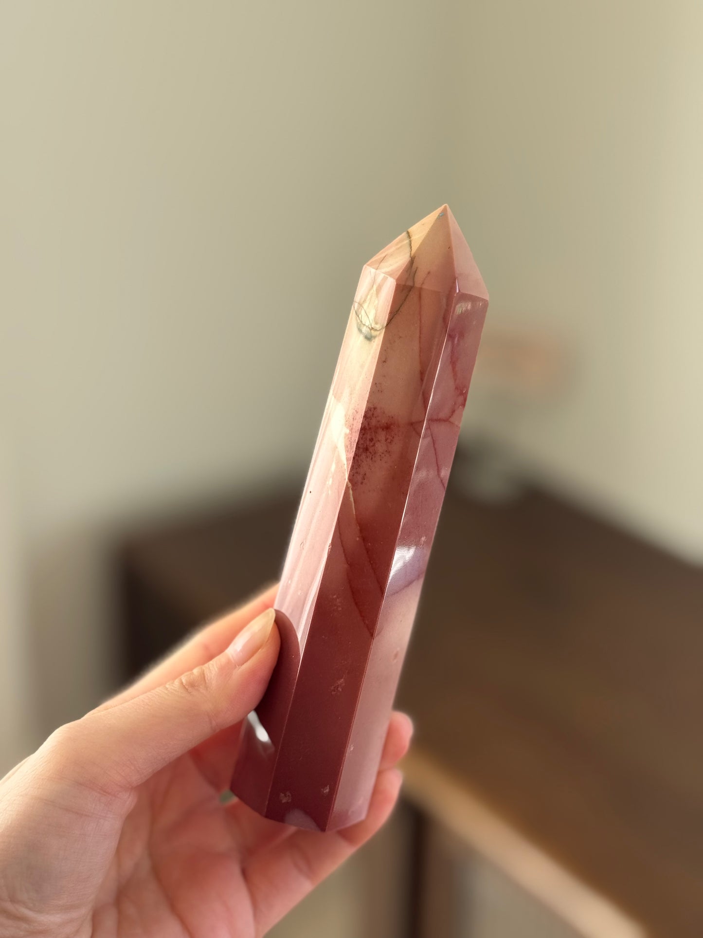 Pink Mookaite Tower #3