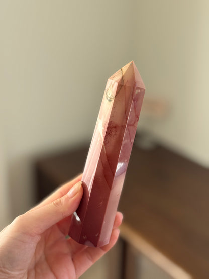 Pink Mookaite Tower #3
