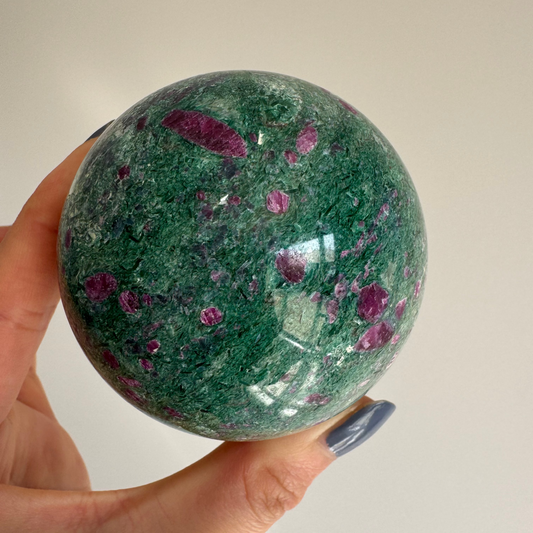 Ruby in Fuchsite Sphere 67mm