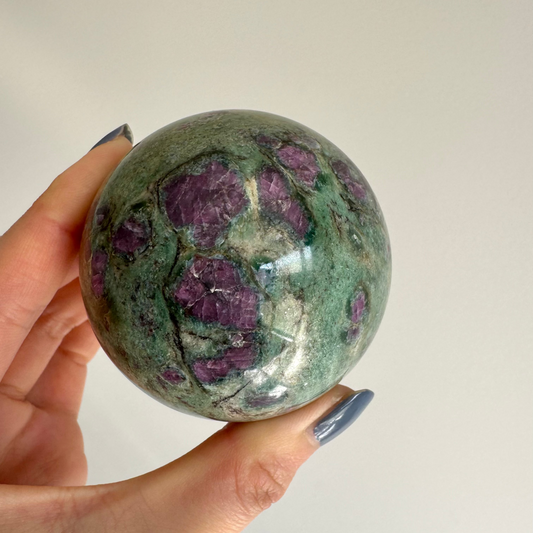 Ruby in Fuchsite Sphere 61mm