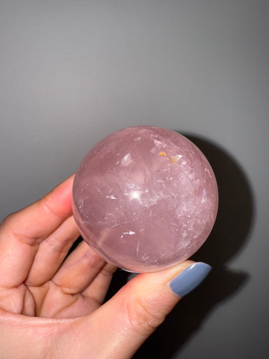 Asterism (star) Rose Quartz Sphere #4