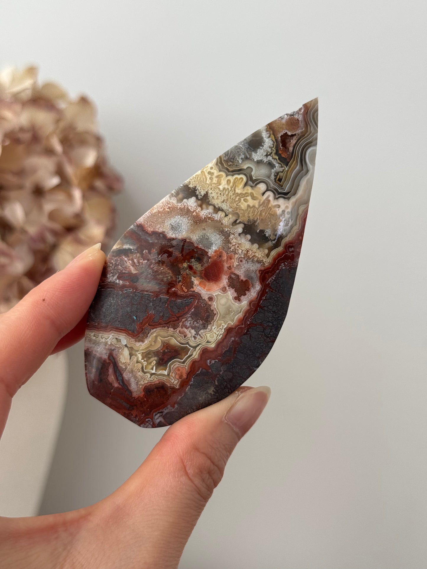 Mexican Crazy Lace Agate Flame #4