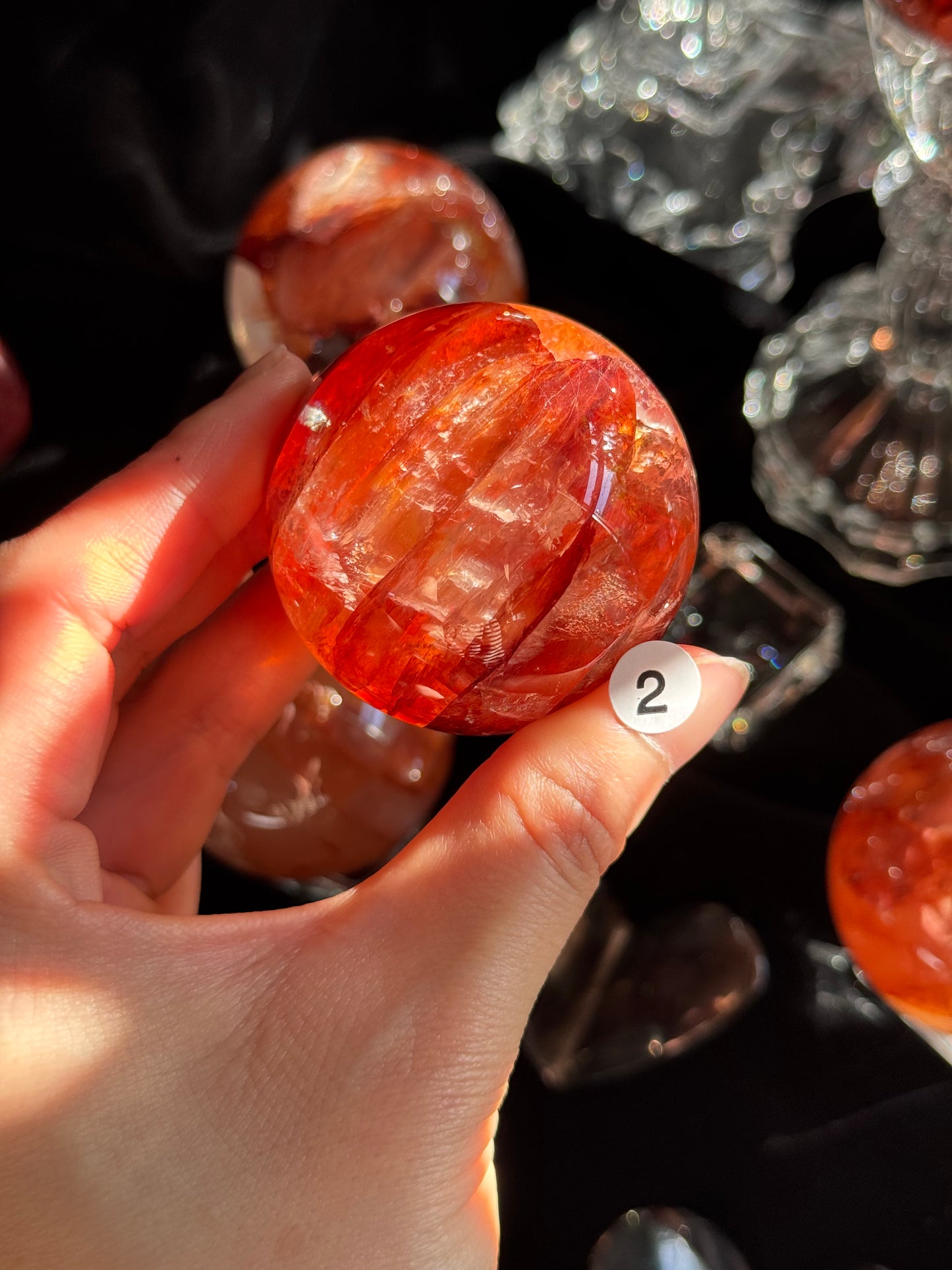 Fire Quartz Sphere 4.8cm #2