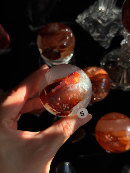 Fire Quartz Sphere 5.2cm #5