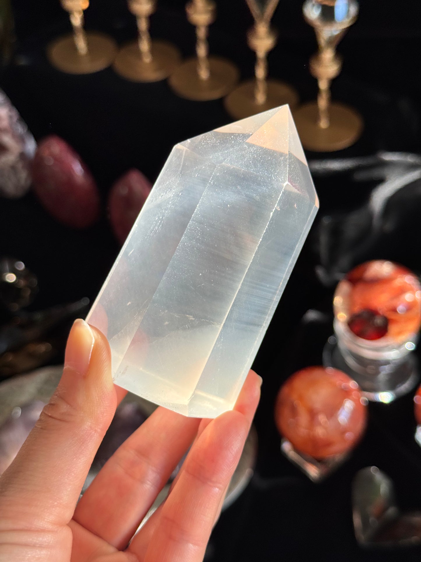 Phantom Girasol Quartz Point #3