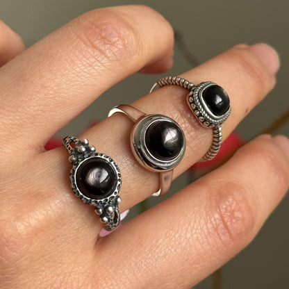 Hypersthene Sterling Sliver Ring