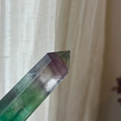 Fluorite Point (small chipped tip)