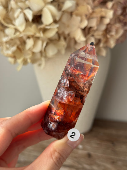 Fire (Hematoid) Quartz Point #2