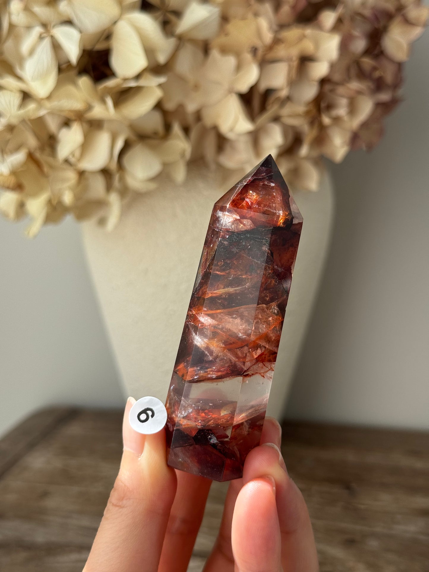 Fire (Hematoid) Quartz Point #6
