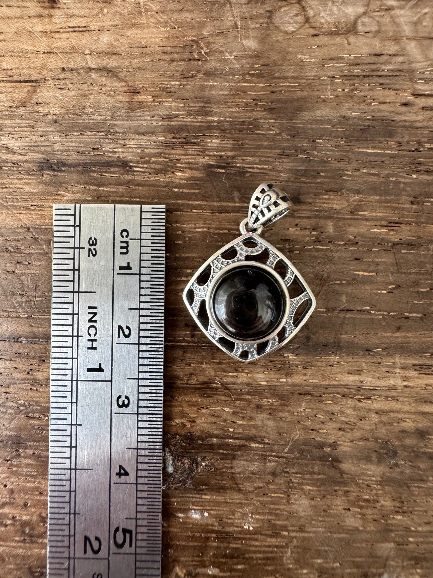 Hypersthene Sterling Sliver Pendant