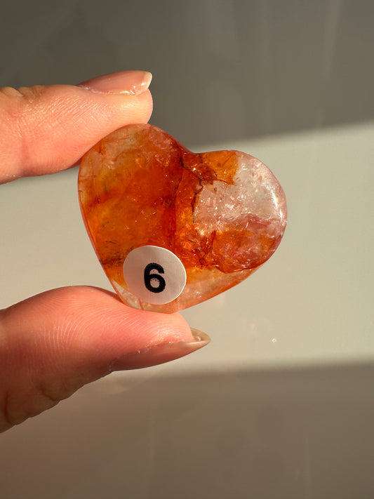 HG Fire Quartz Heart