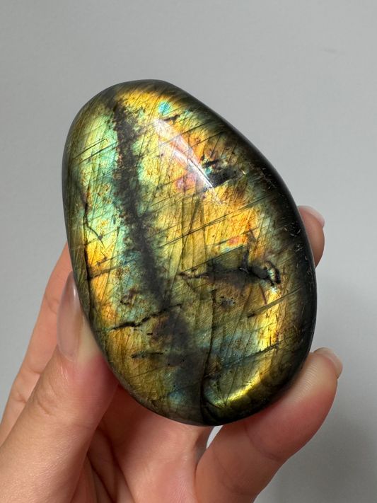 HG Labradorite Palmstone  #4