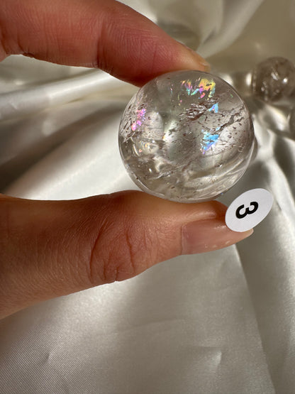Small Clear Quartz Sphere 30mm