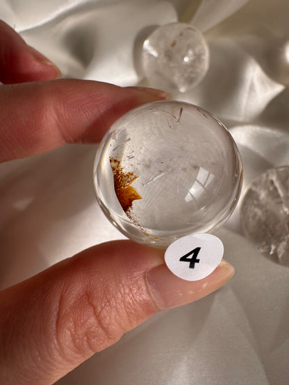 Small Clear Quartz Sphere 30mm
