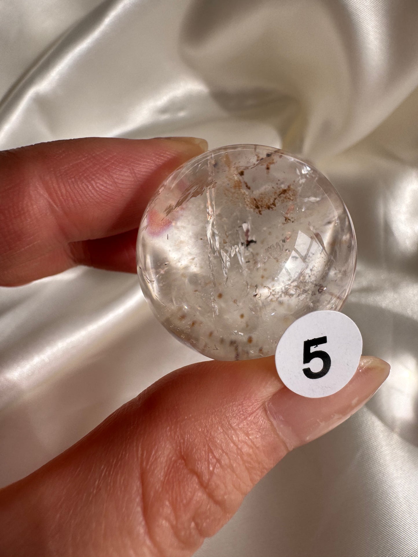 Small Clear Quartz Sphere 30mm