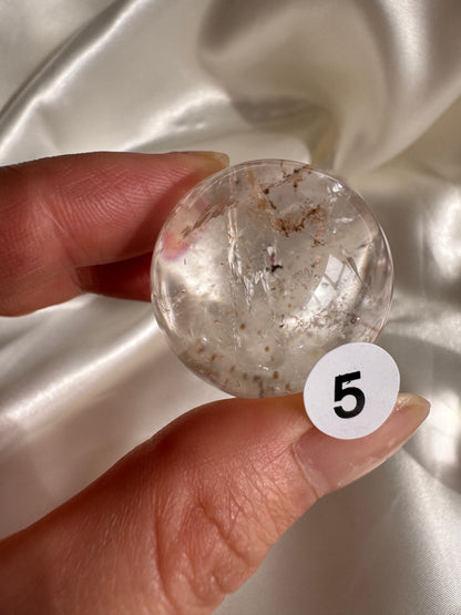 Small Clear Quartz Sphere 30mm